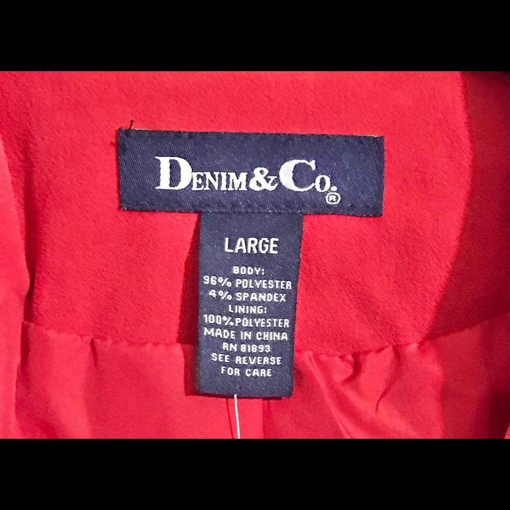 Denim & Co. Collard Blazer - Picture 10 of 12